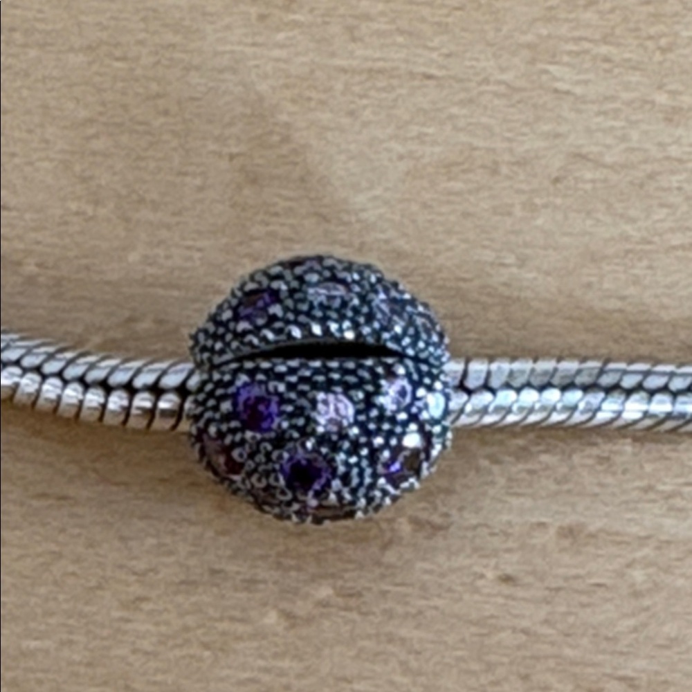 Pandora Cosmic Stars Clip with Purple and Pink - Picture 3 of 8